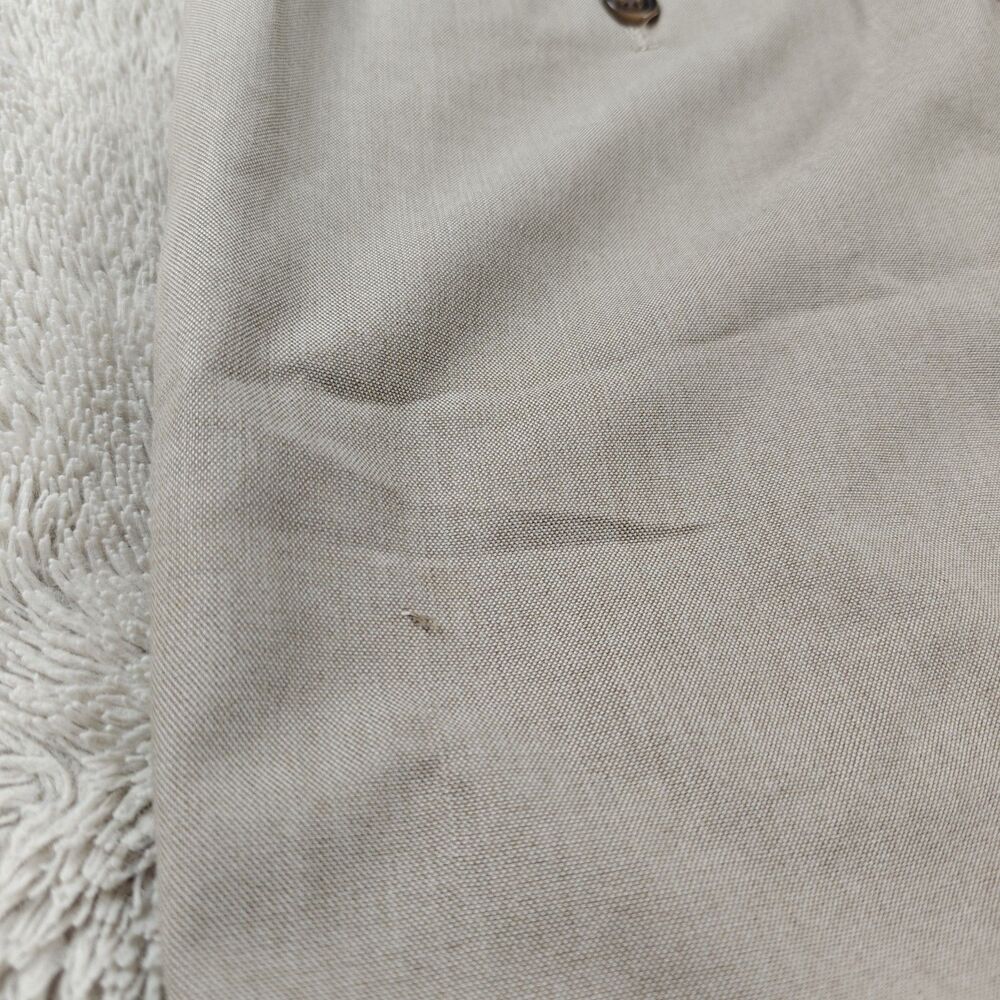 Zara Dress Pants Men's 31x31 Beige Straight Leg Suit Trousers - Picture 9 of 12